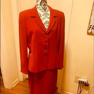 Red blazer suit it's missing top